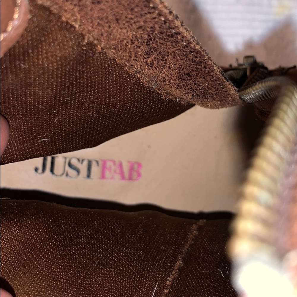 2/$25 Just Fab lace-up back boots - Picture 5 of 7